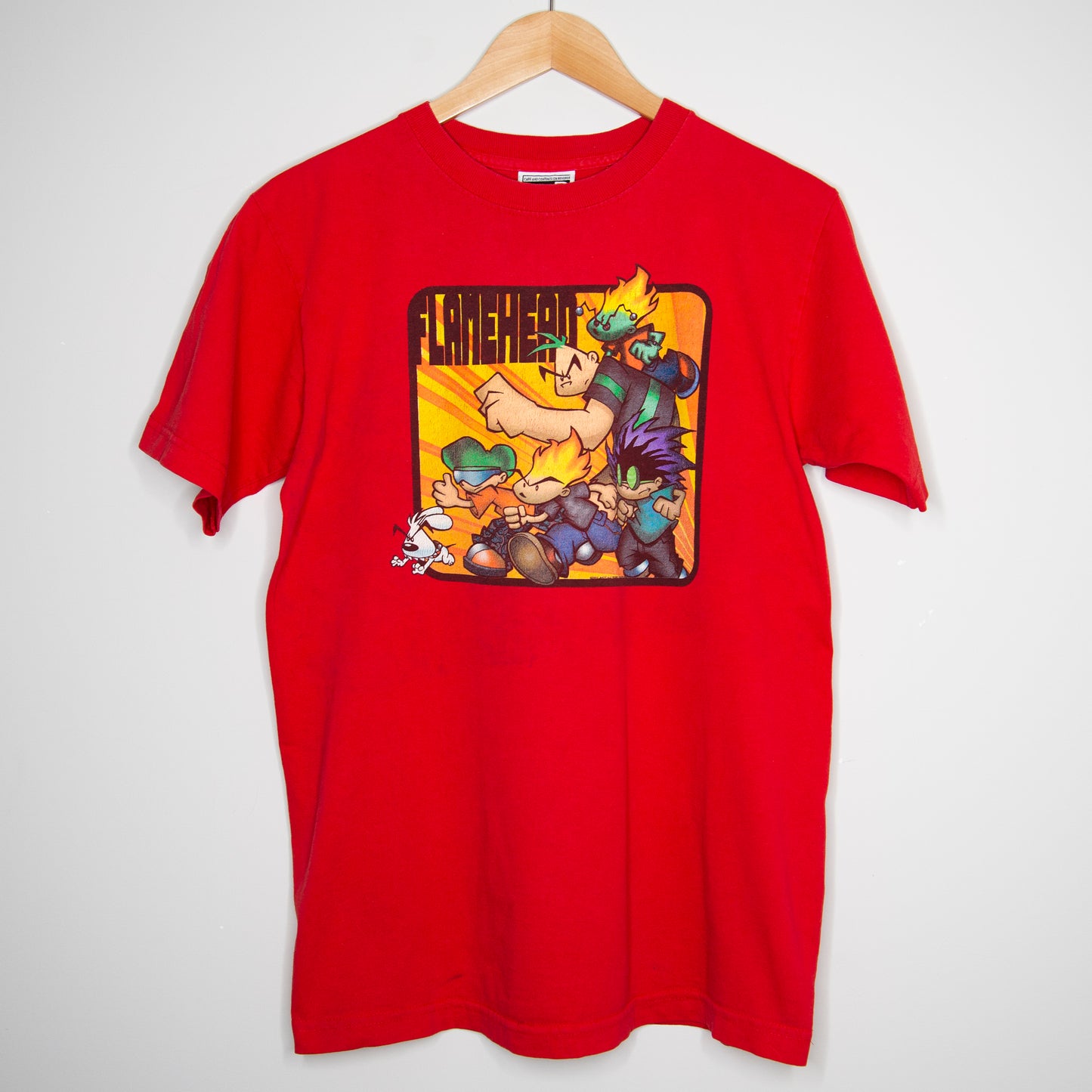2000 JNCO 'Flamehead' T-Shirt Large