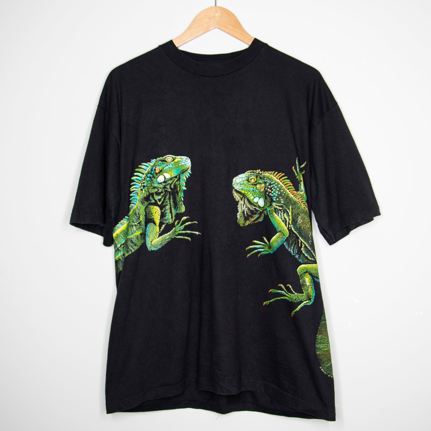 90's Green Iguana T-Shirt Large