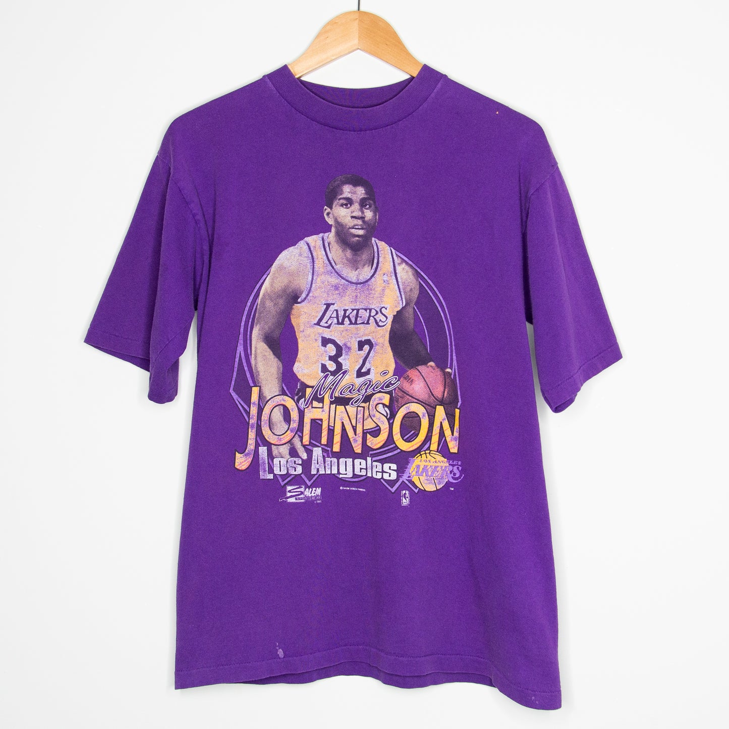 1990 Magic Johnson 'Lakers' T-Shirt M-L