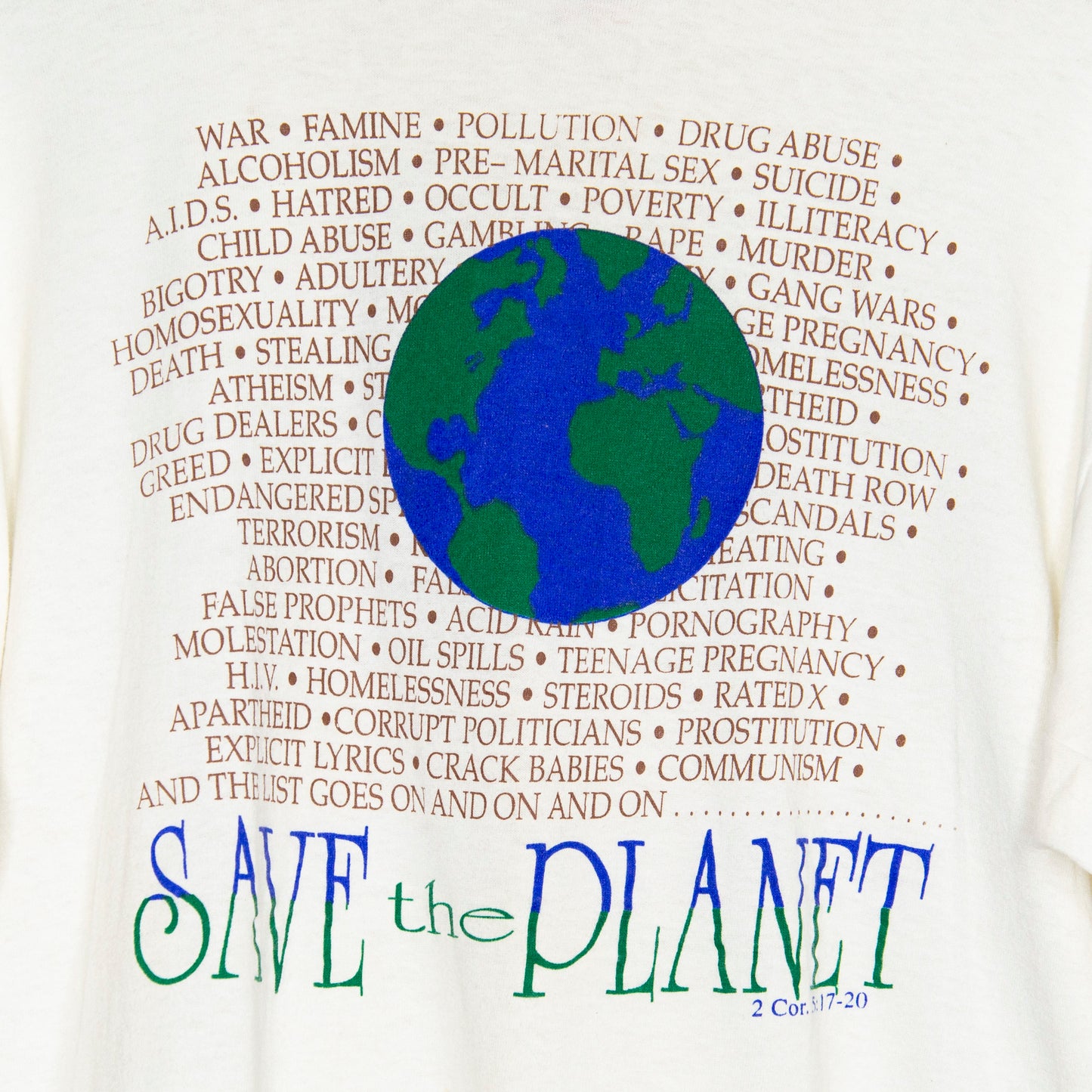 90's Save the Planet L/S L-XL