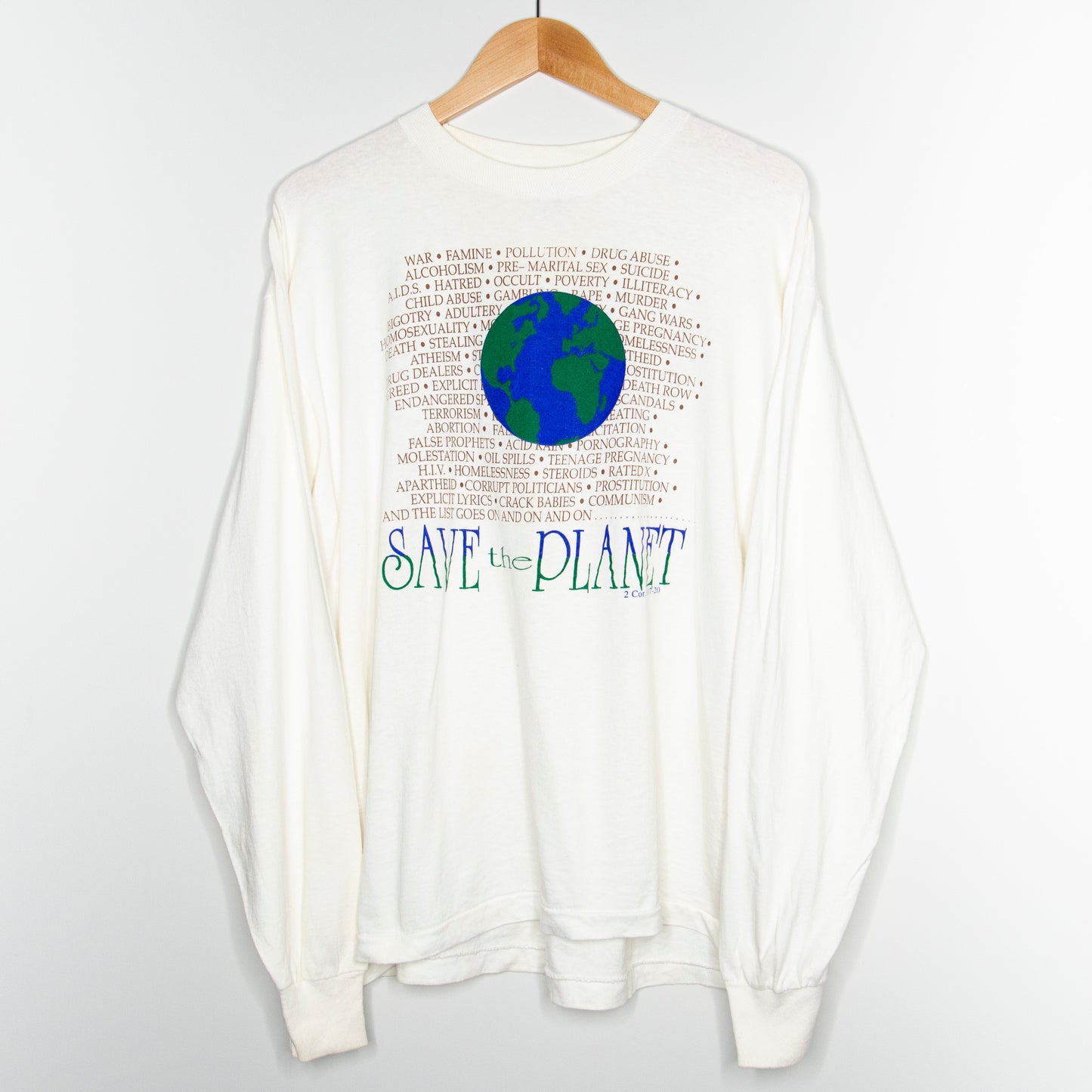 90's Save the Planet L/S L-XL