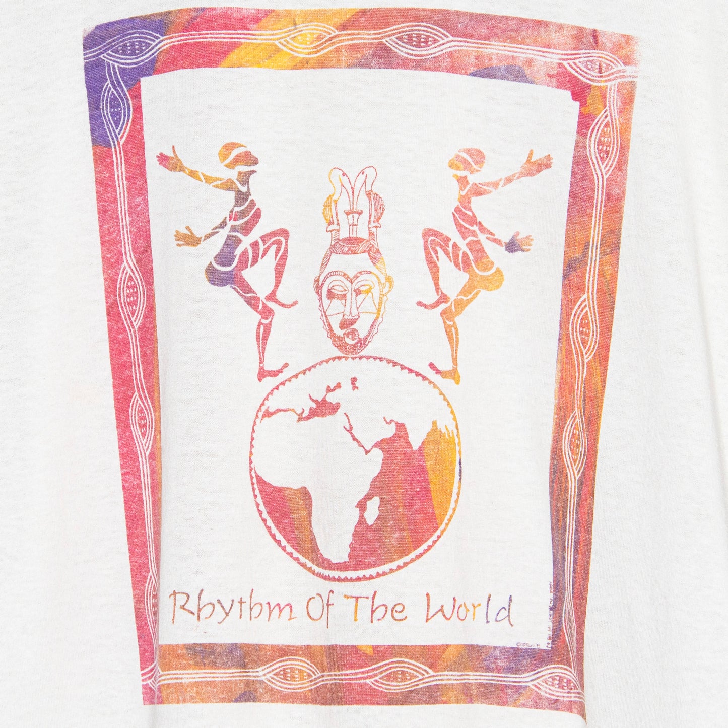 80's Rhythm of the World T-Shirt Medium