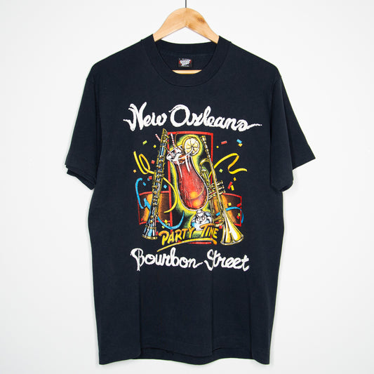 90's New Orleans 'Party Time' T-Shirt Large