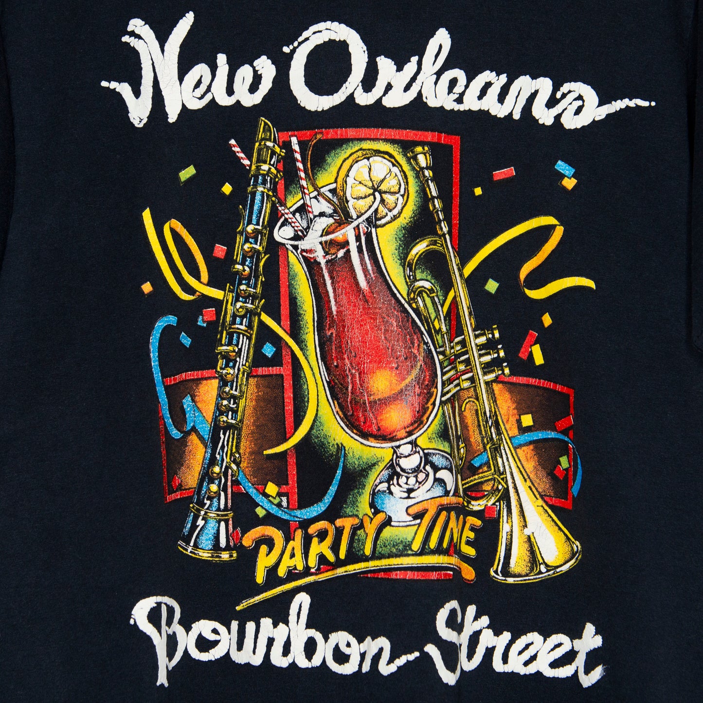 90's New Orleans 'Party Time' T-Shirt Large