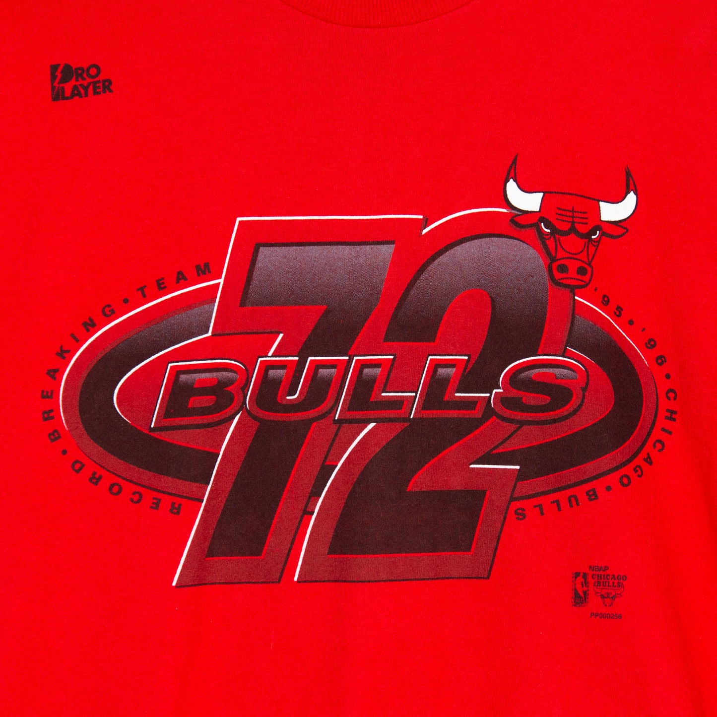 1996 Chicago Bulls '72 Bulls' T-Shirt Medium