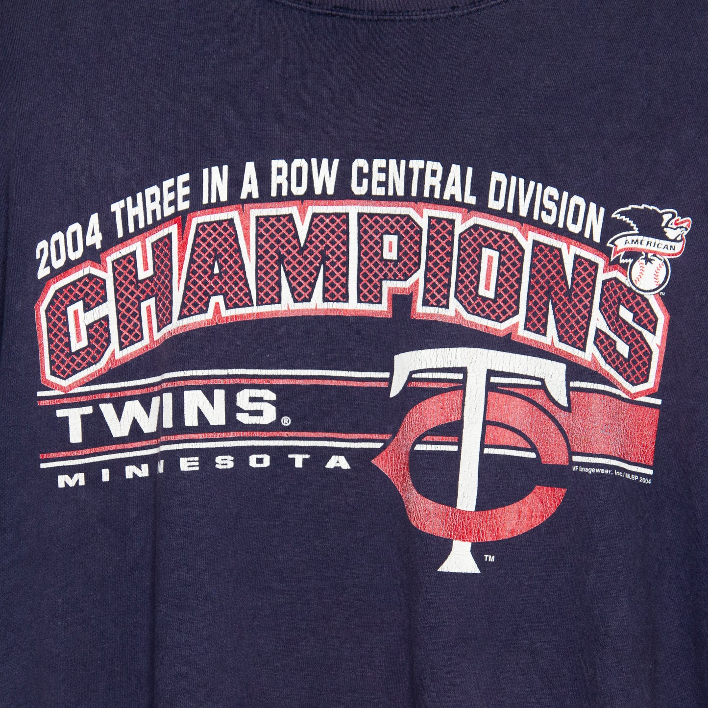 2004 Minnesota Twins 'Champions' T-Shirt XL