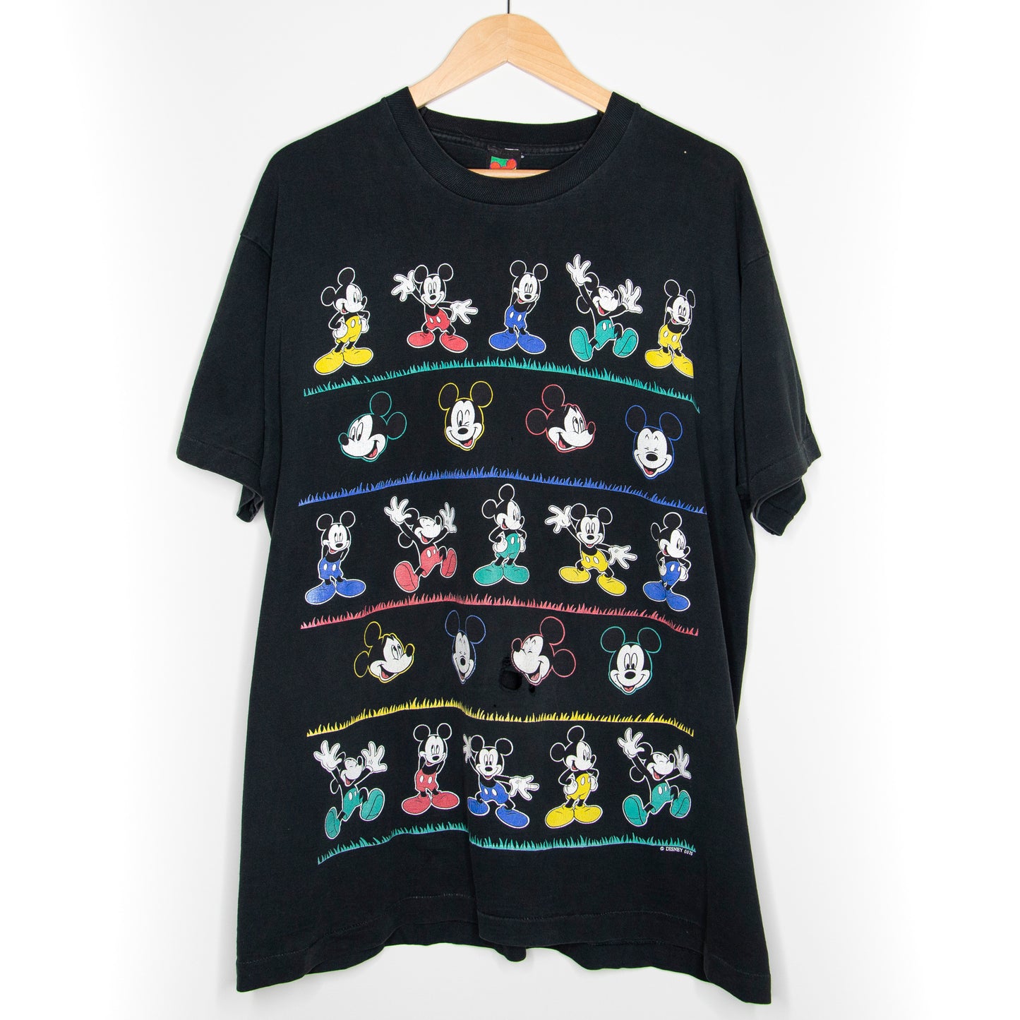 90's Many Mickies T-Shirt XL