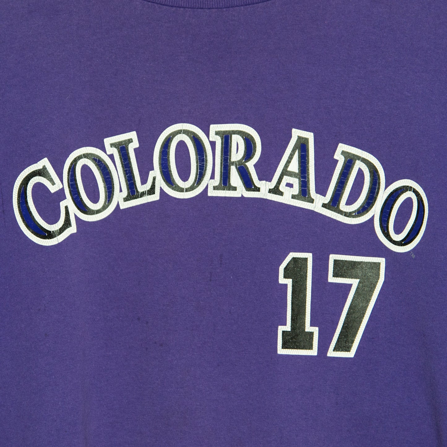 90's Colorado Rockies 'Helton 17' T-Shirt XL