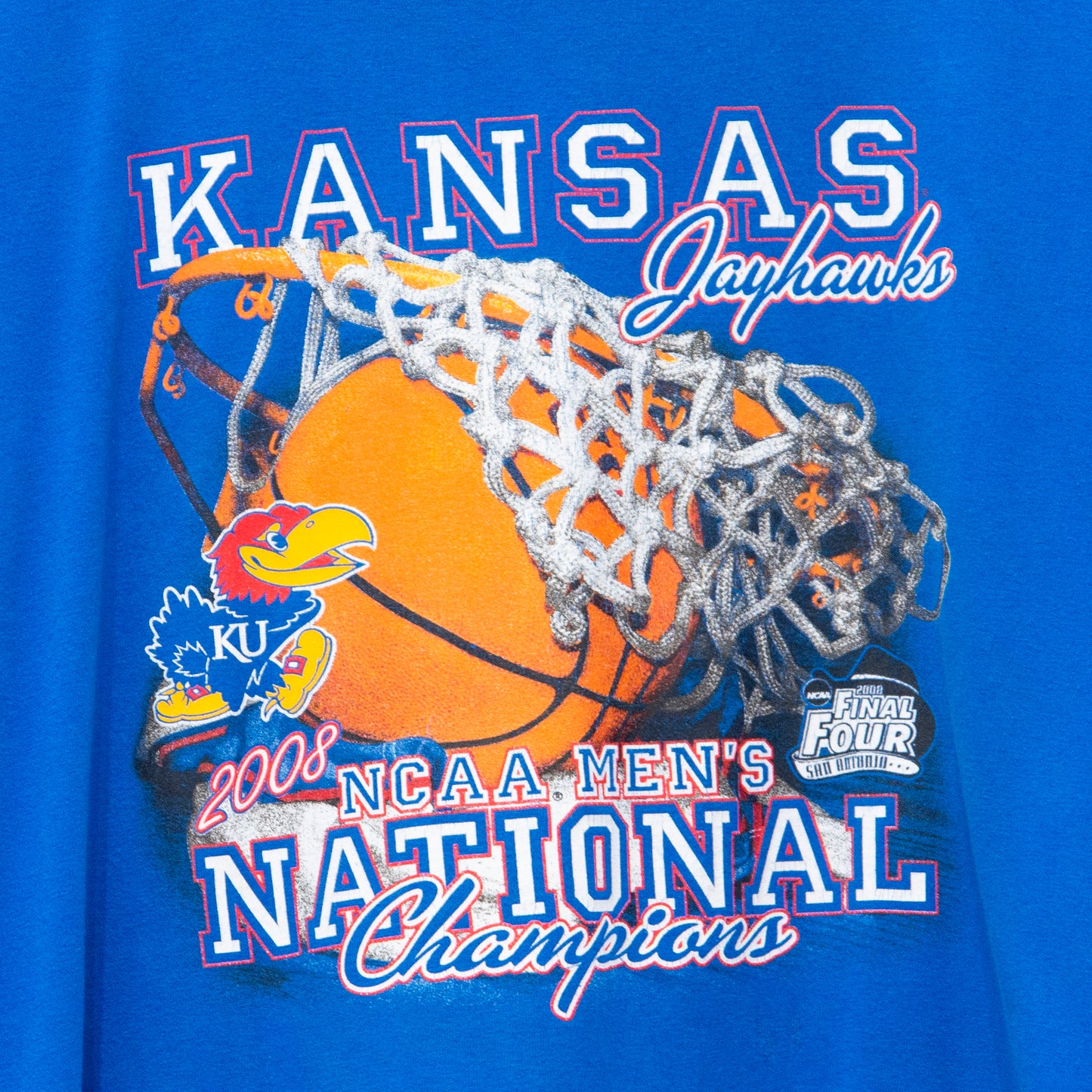 2008 Kansas Jayhawks NCAA T-Shirt XL