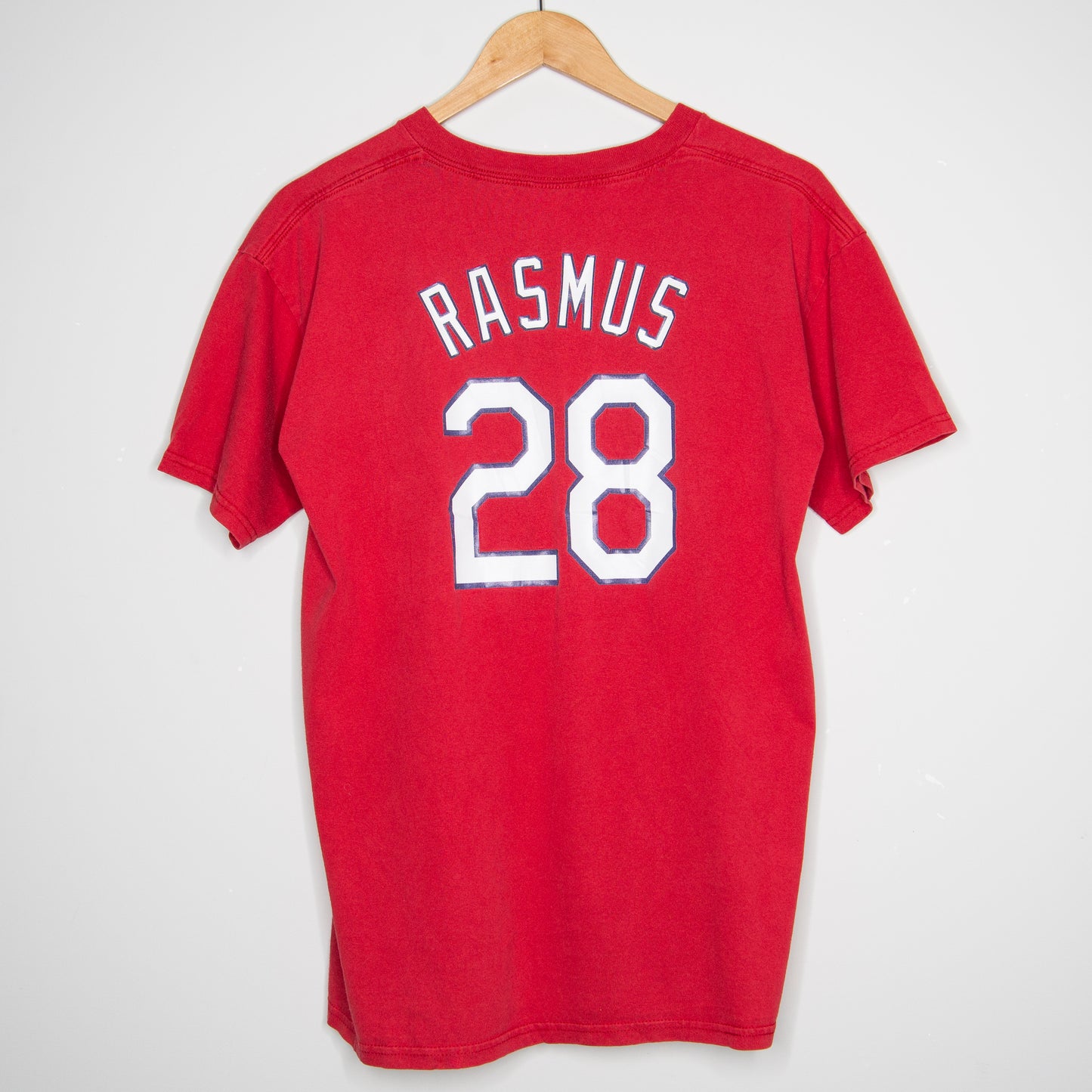 Vintage St. Louis Cardinals 'Rasmus 28' T-Shirt Large
