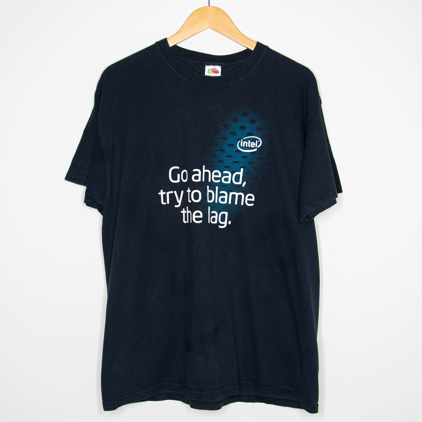 90's Intel 'Blame the Lag' T-Shirt XL
