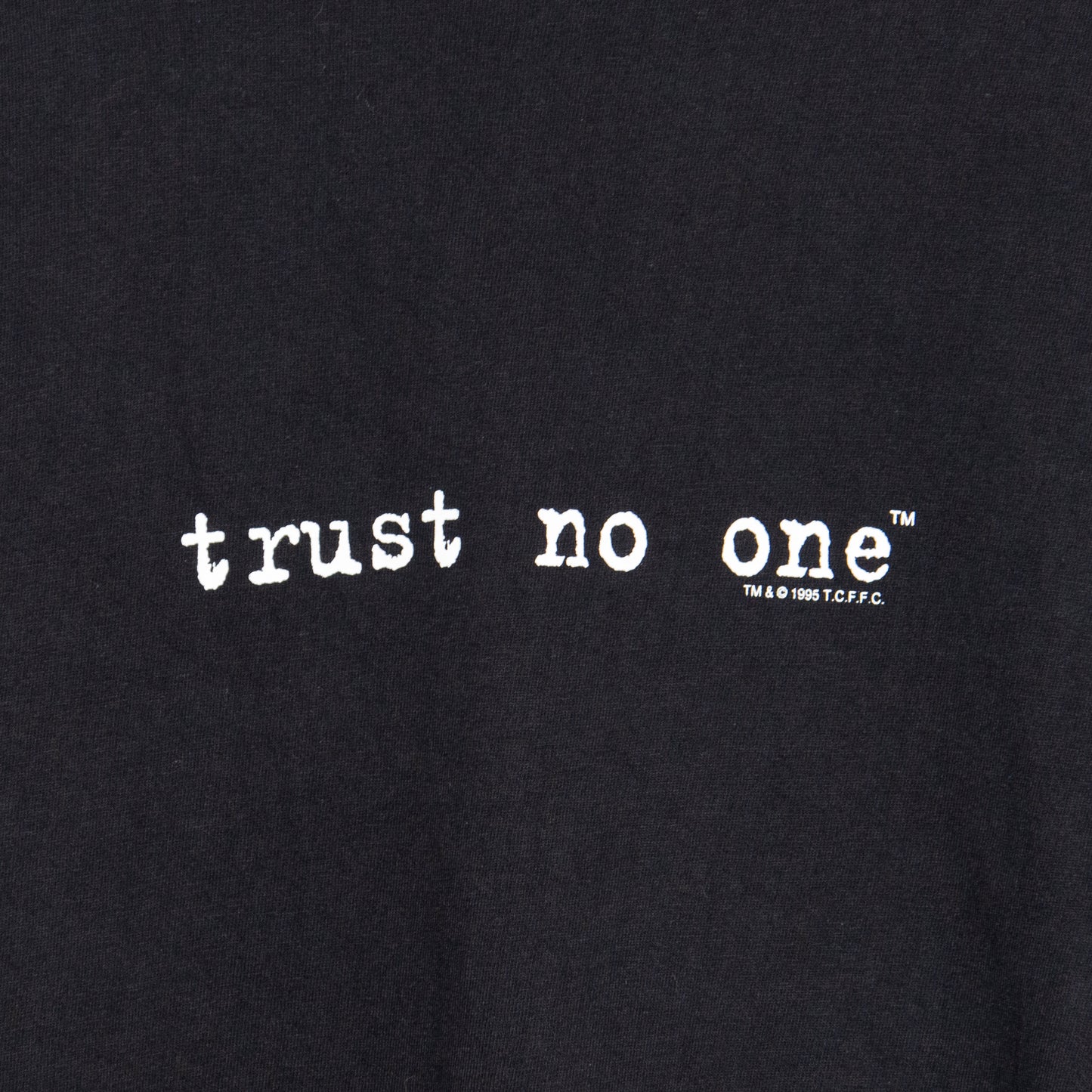 1995 The X-Files 'Trust No One' T-Shirt Large