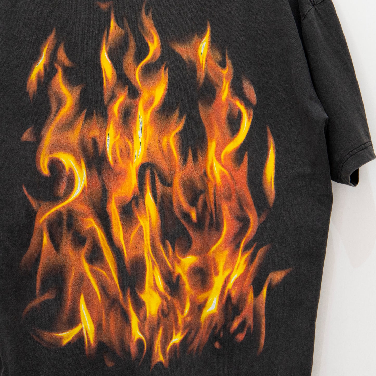 Vintage Fire / Flames T-Shirt XL