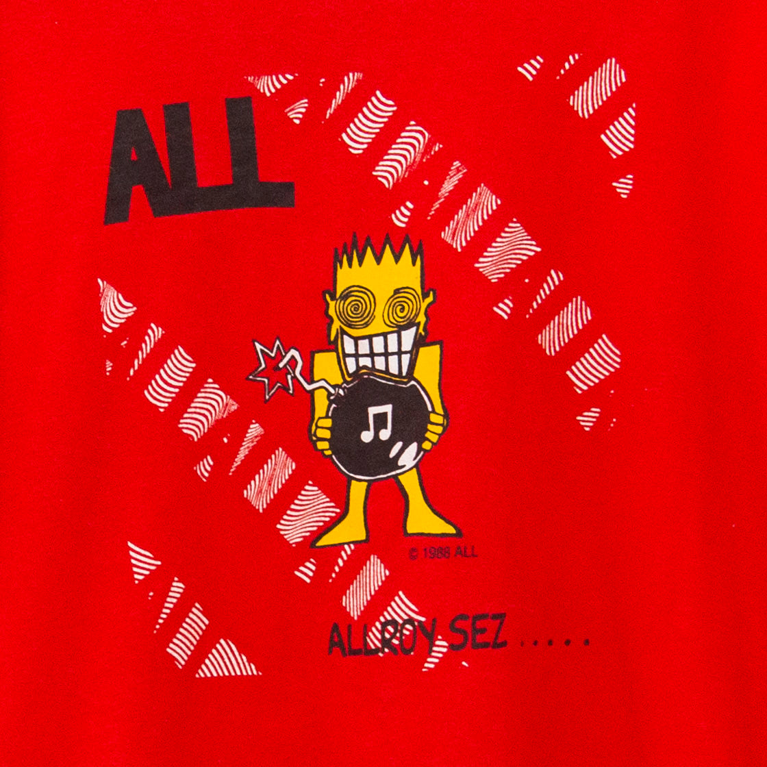 1988 ALL 'Allroy Sez' T-Shirt XL