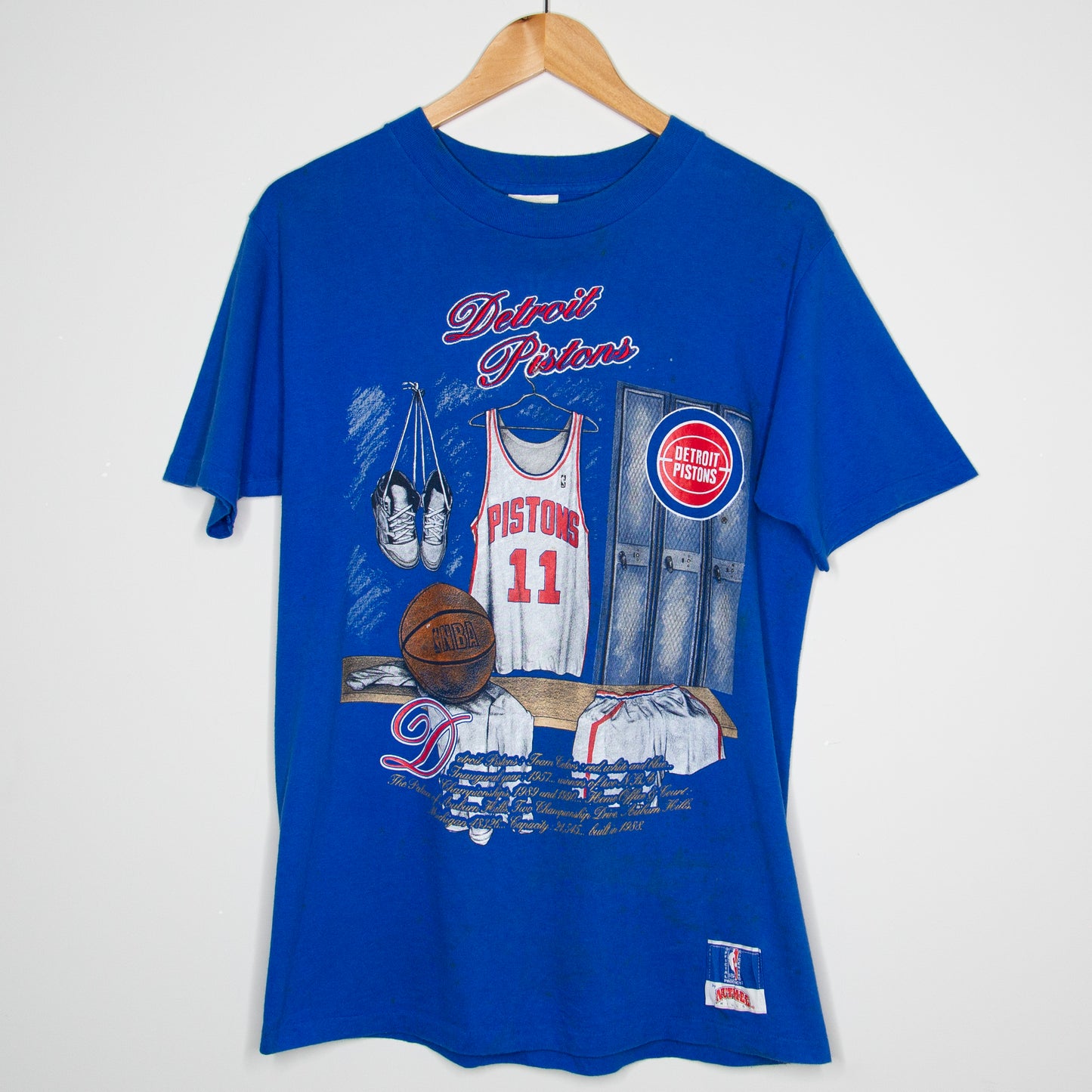 90's Detroit Pistons T-Shirt M-L