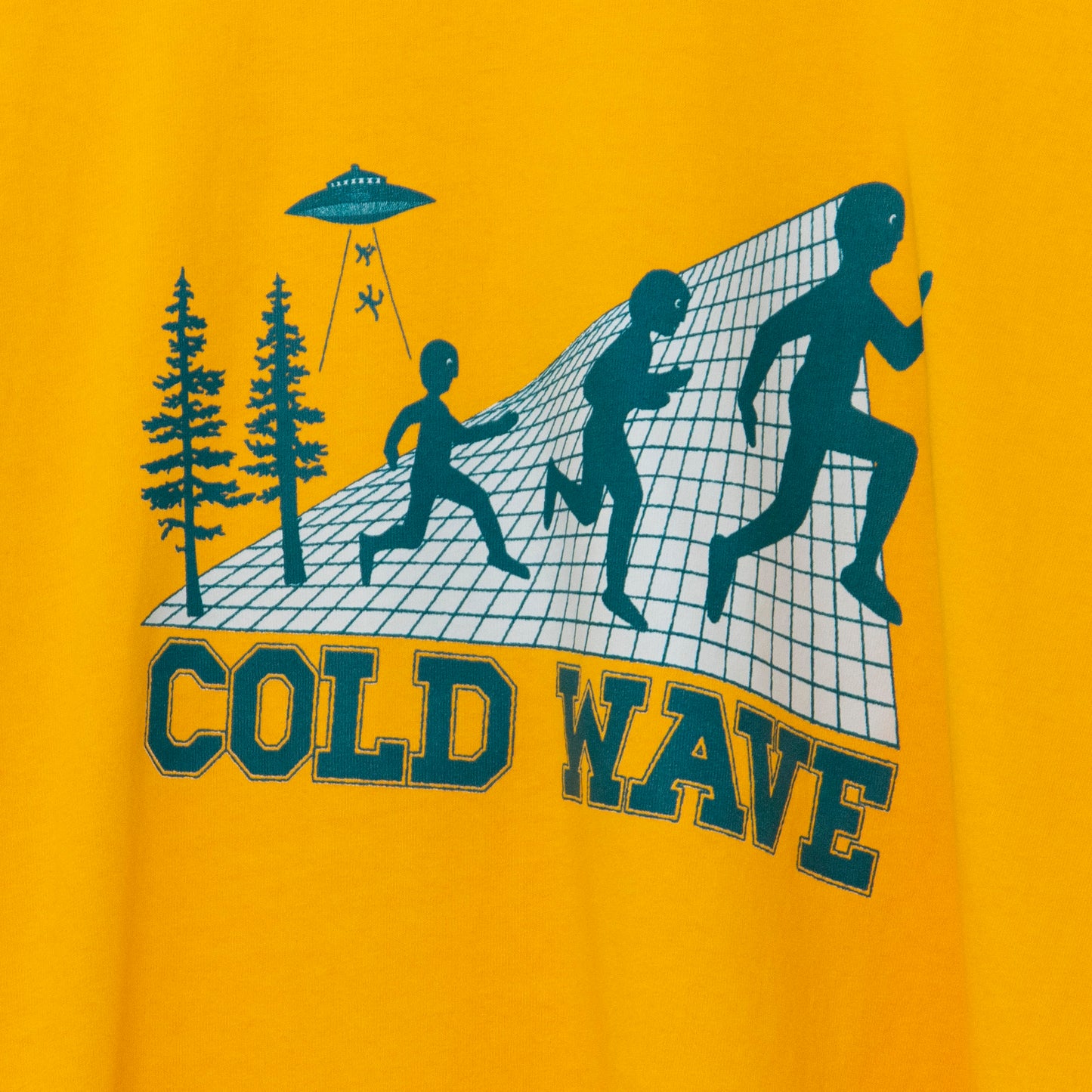 Cold Wave Alien T-Shirt Gold