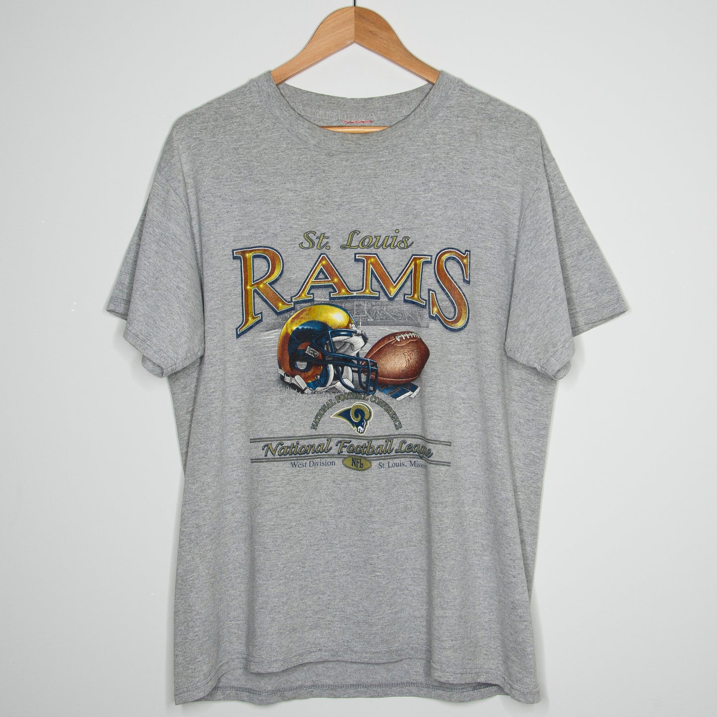 Vintage St Louis Rams T-Shirt Large