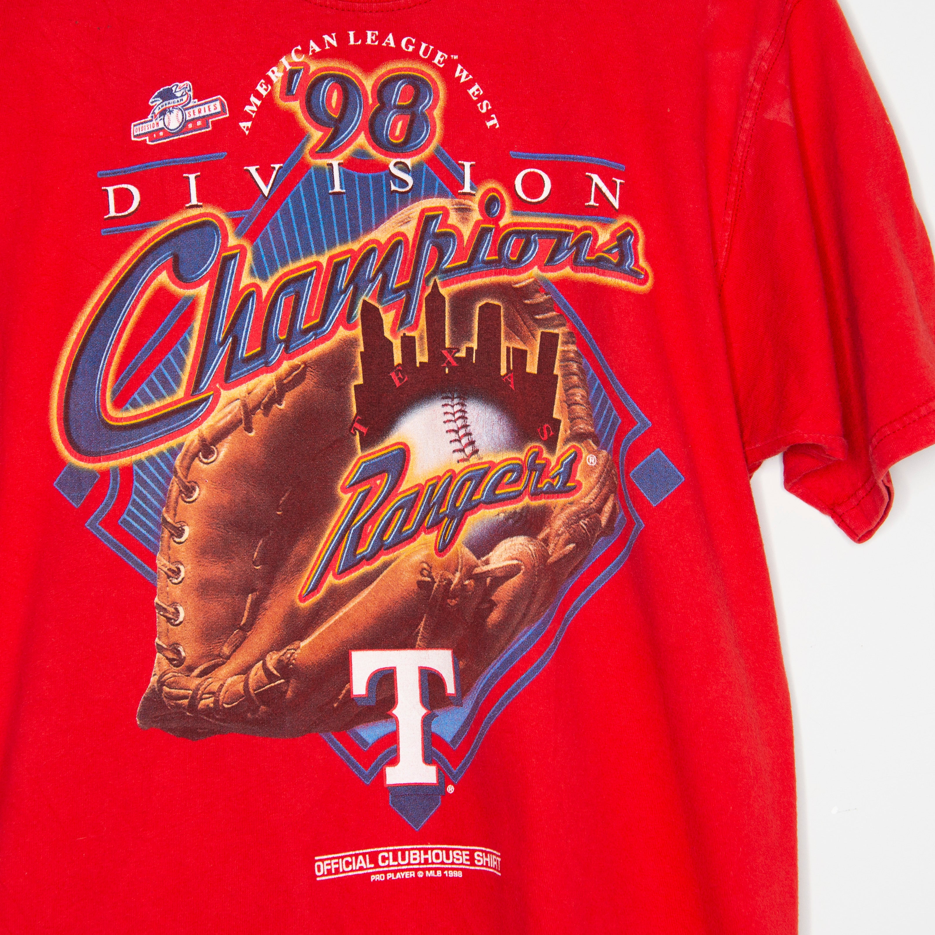 Texas rangers hot sale division champions shirt